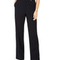 Calvin Klein Women's Petite High-Rise Buttoned-Waist Dress Pants Blue Size 8 Petite