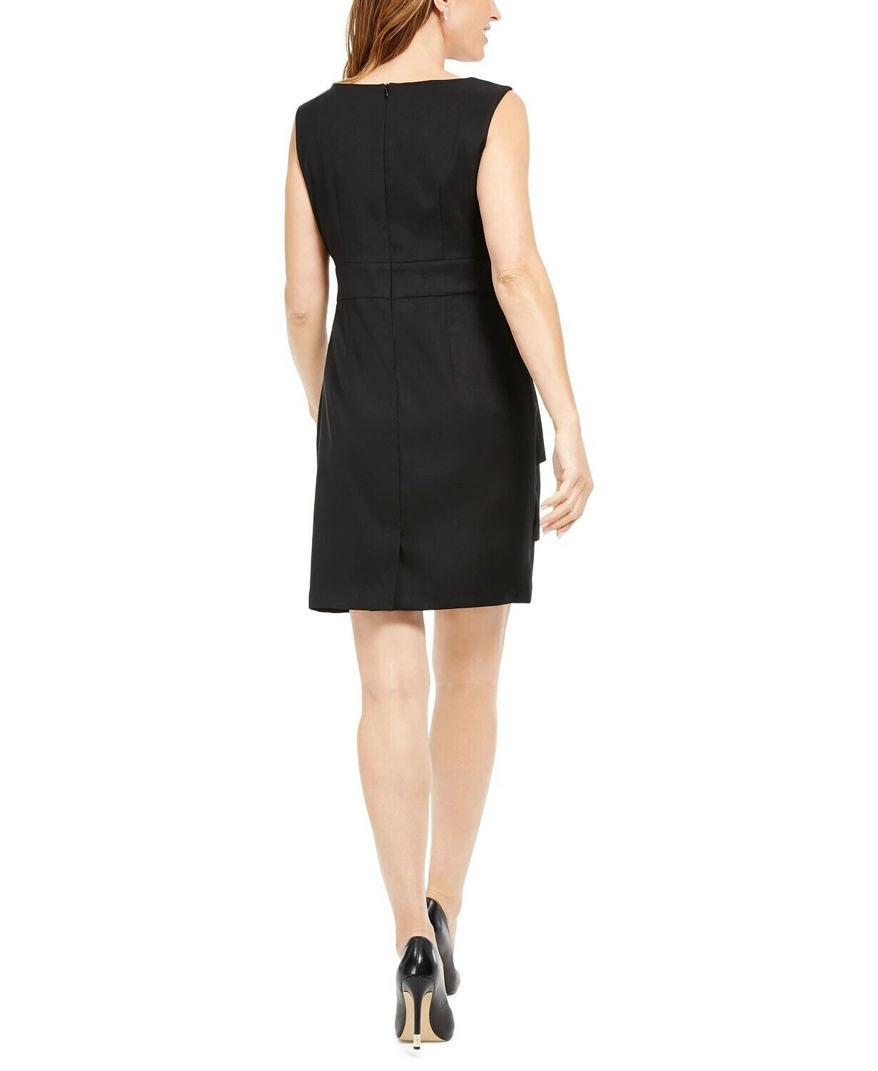 Connected Women's Embroidered & Tiered Sheath Dress Gold Size 6 Petite