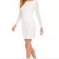 Vince Camuto Women's Sequined Sheath Dress Gray Size 12