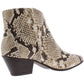 INC International Concepts Women's Idra Block-Heel Booties Shoes Beige