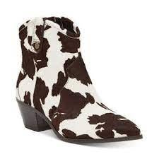 INC International Concepts Latisha Western Bootie Women's Shoes White Size 5 M