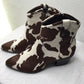 INC International Concepts Latisha Western Bootie Women's Shoes White Size 5 M