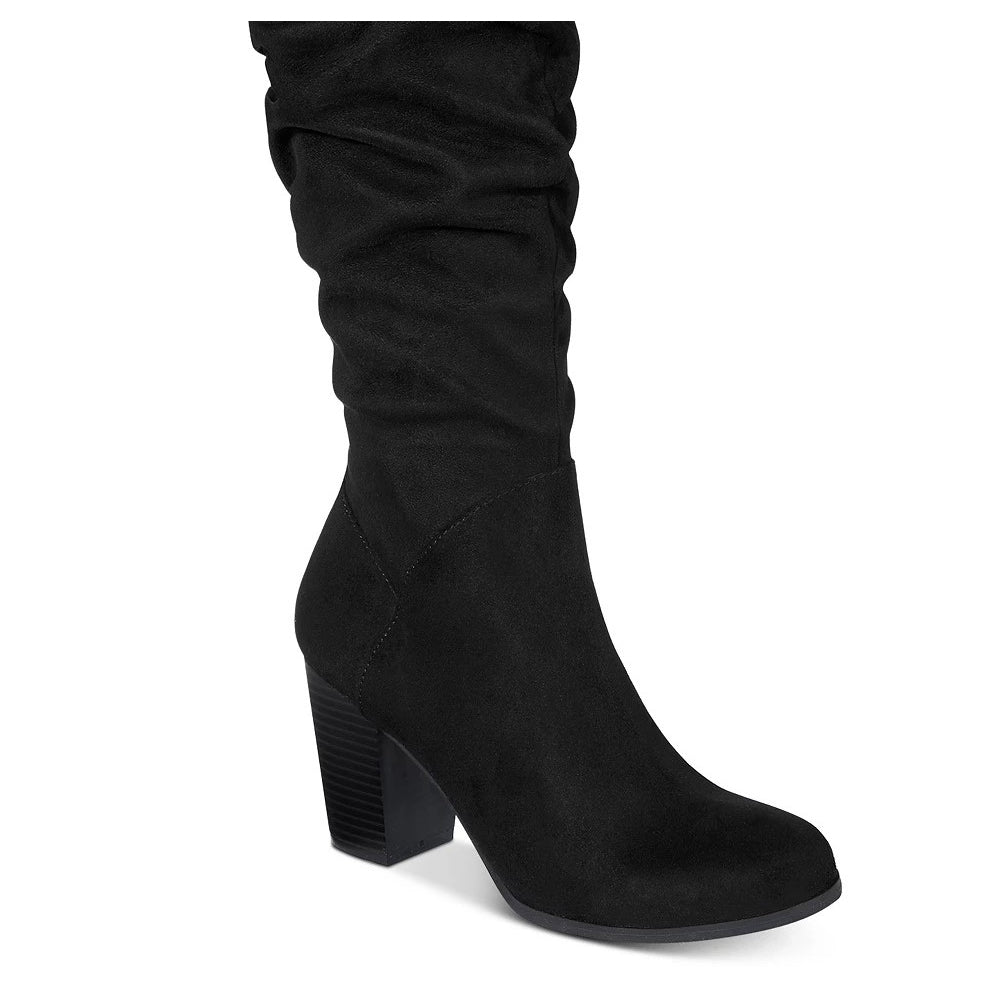 Material Girl Women's Myah Tall Dress Boots Black Size 11 M