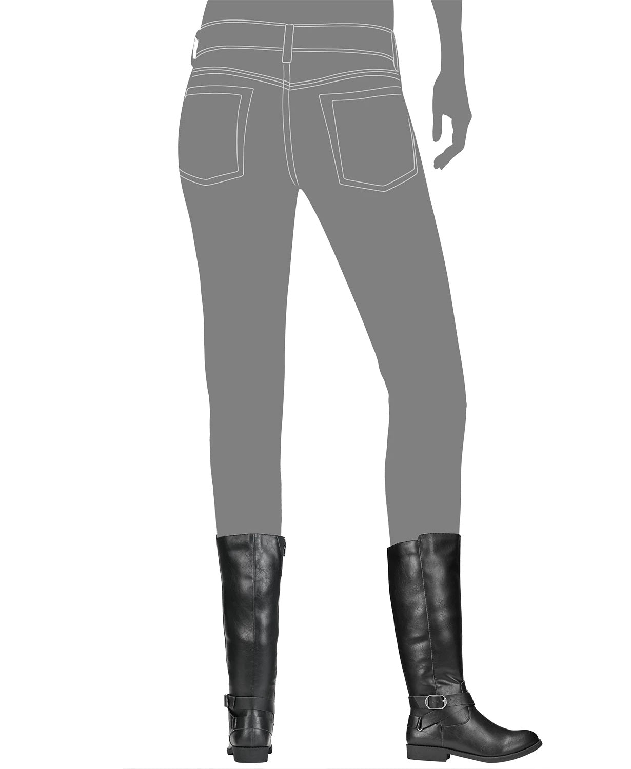 Style & Co Madixe Riding Boots Women's Shoes Brown Size 5 M