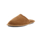 Gold Toe Men's Suede Memory Foam Slip On Slippers Beige Size Small