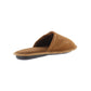 Gold Toe Men's Suede Memory Foam Slip On Slippers Beige Size Small
