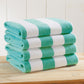 Cotton Velour Cabana Stripe Beach Towel - Novia Collection