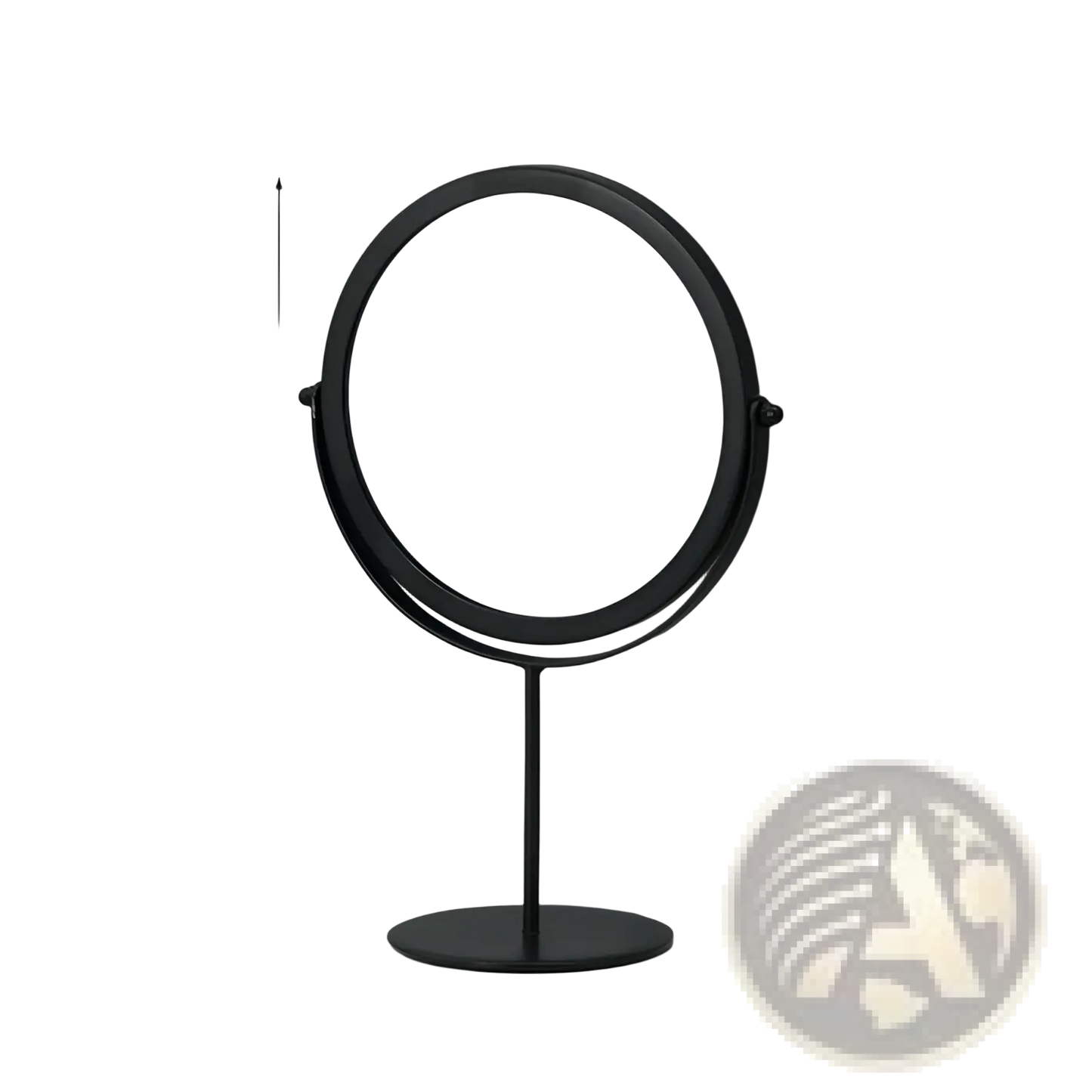 Vanity Mirror Round Metal Frame Makeup Desk Mirror