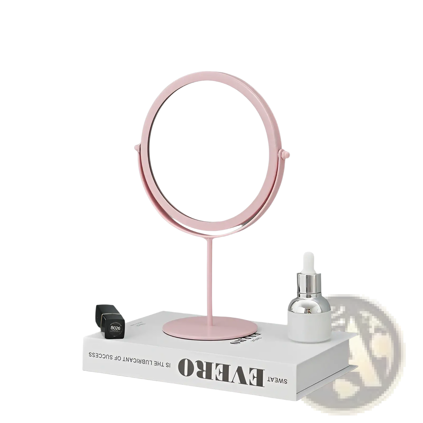 Vanity Mirror Round Metal Frame Makeup Desk Mirror