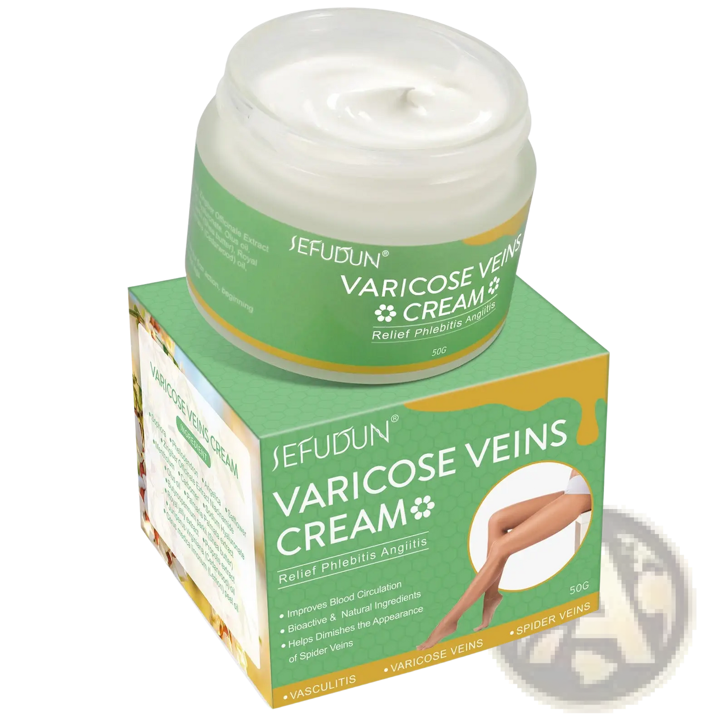 Varicose Vein Relief Cream for Leg Pain and Swelling