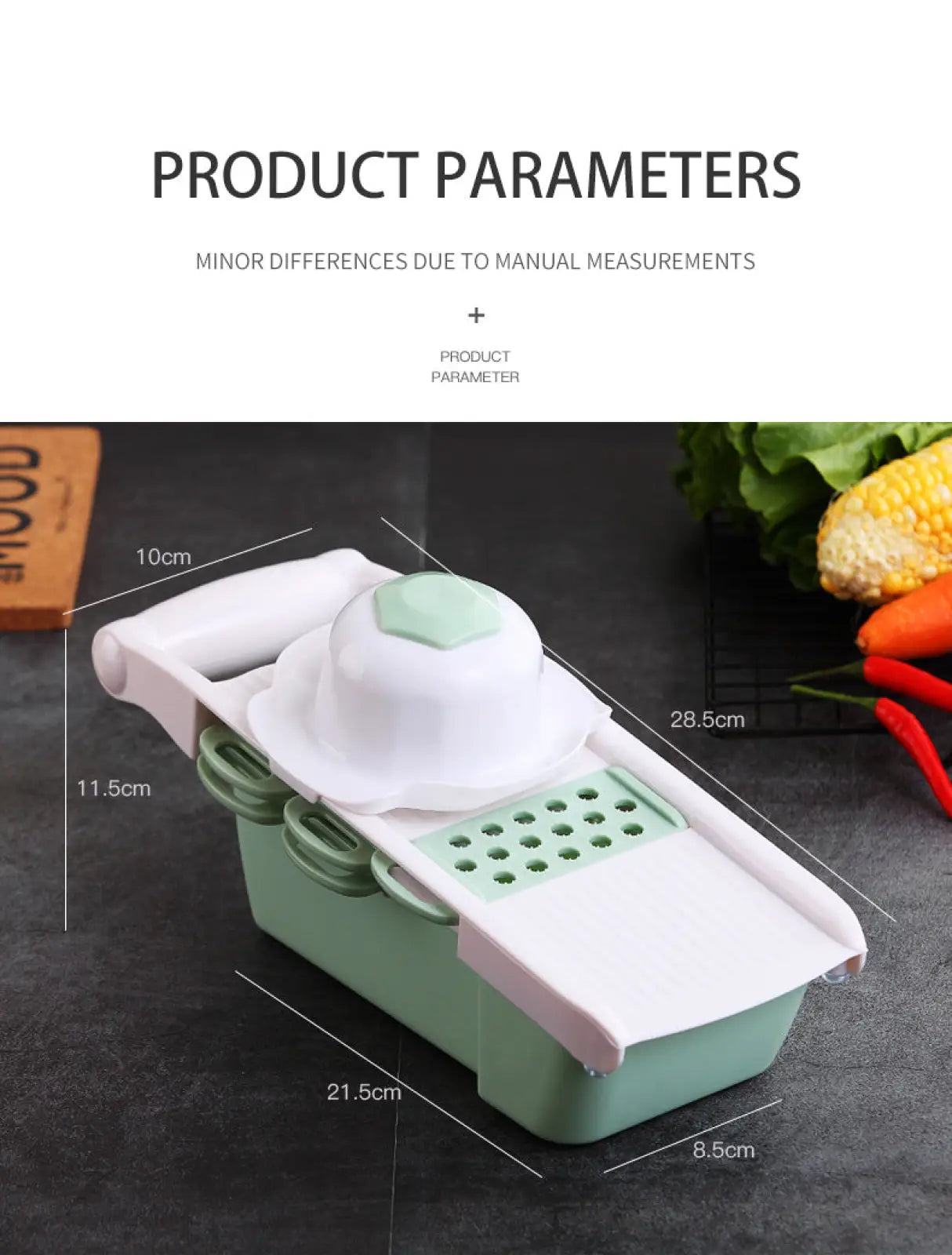 Vegetable Slicer Mandoline Grater with Blades