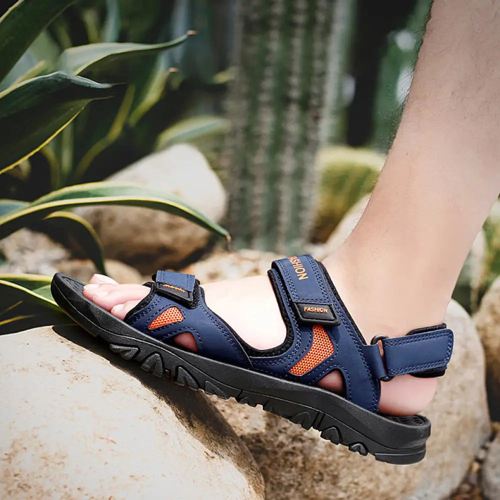 Men’s Breathable Athletic Velcro Beach Sandals