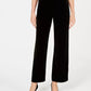 Alfani Women's Velvet Wide-Leg Pants Black Size XX Large