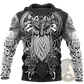 Viking Odin Graphic 3d Print Unisex Streetwear Hoodie