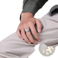 Vintage Caesar Portrait Stainless Steel Signet Ring
