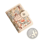 Vintage Floral Leather Card Holder Wallet