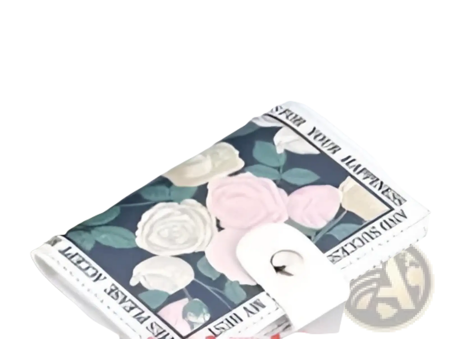 Vintage Floral Pu Leather Multi Slot Card Holder Wallet