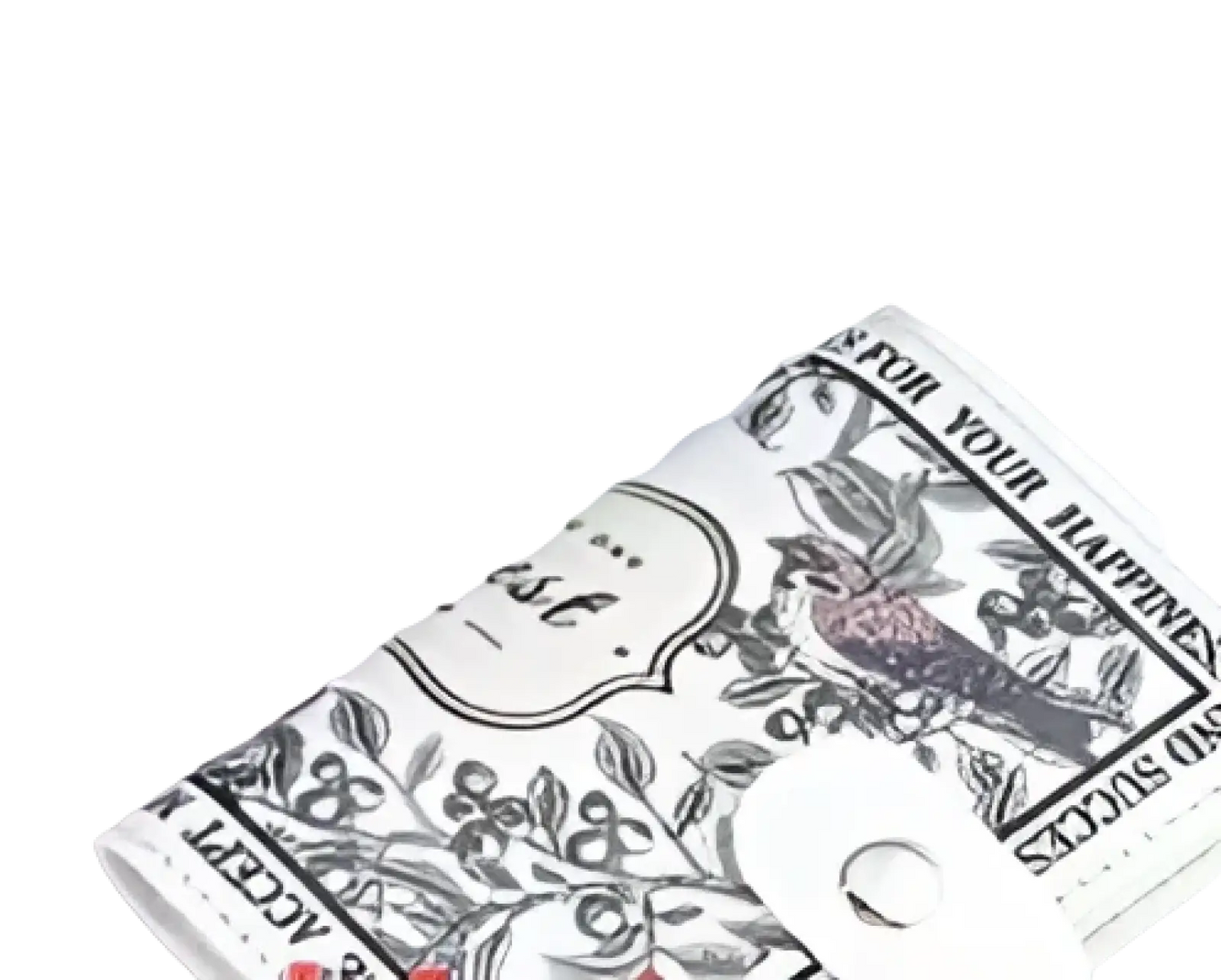 Vintage Floral Pu Leather Multi Slot Card Holder Wallet