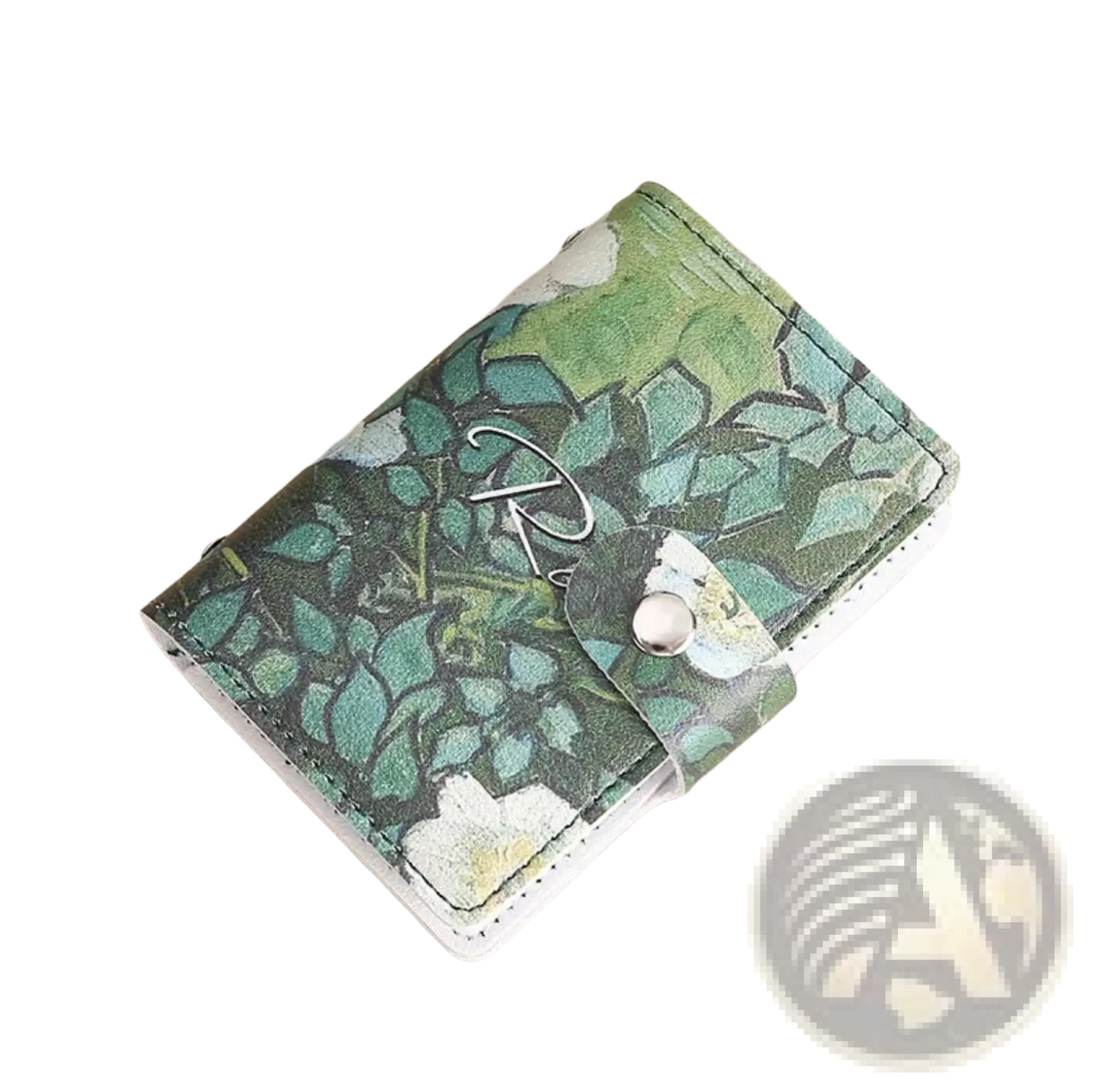 Vintage Floral Pu Leather Multi Slot Card Holder Wallet