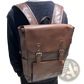 Vintage Leather College Backpack Large Capacity Travel Bag