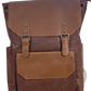 Vintage Leather College Backpack Large Capacity Travel Bag