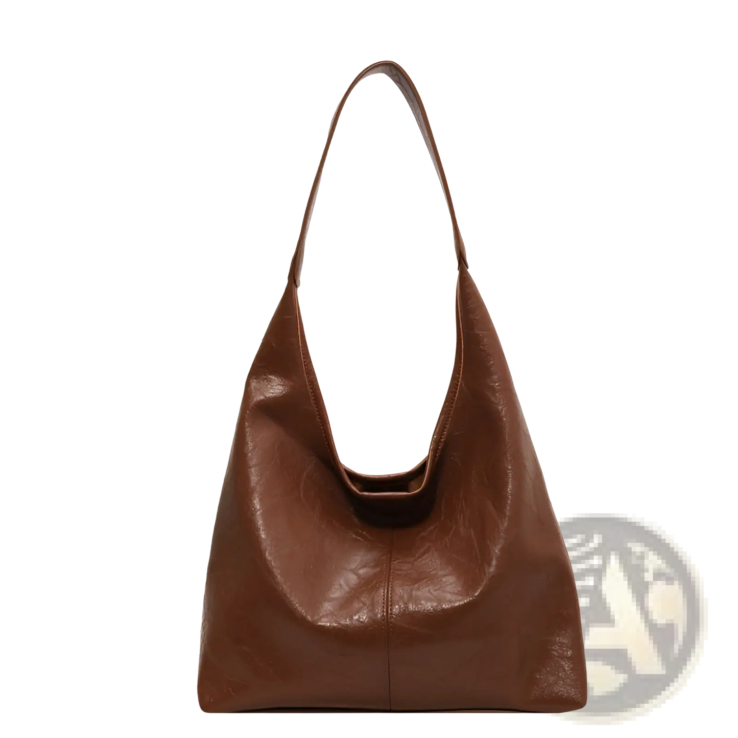 Vintage Leather Tote Bag Large Capacity Shoulder Handbag