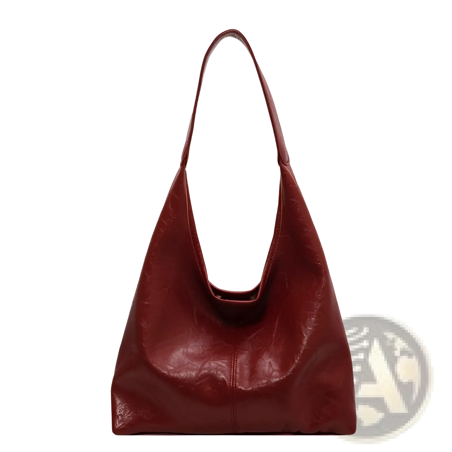 Vintage Leather Tote Bag Large Capacity Shoulder Handbag