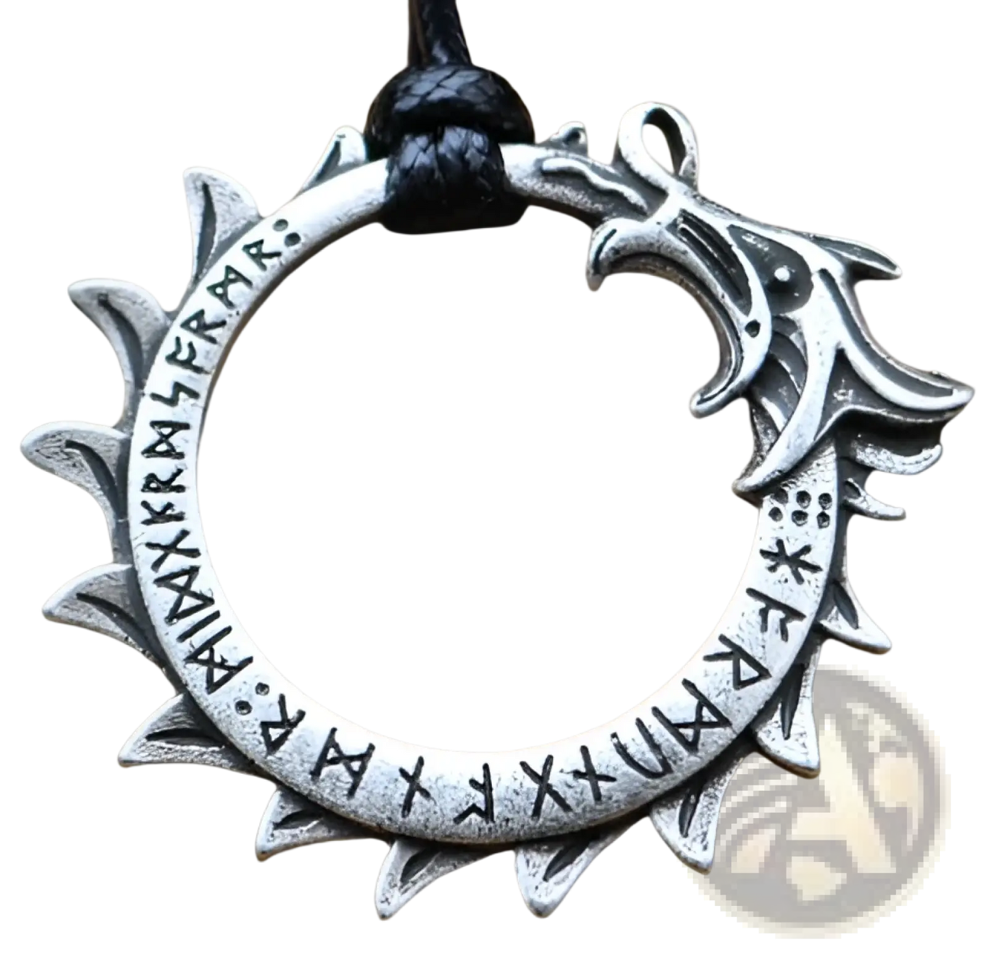 Vintage Nordic Rune Pendant Stainless Steel Viking Necklace