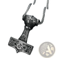 Vintage Nordic Rune Pendant Stainless Steel Viking Necklace