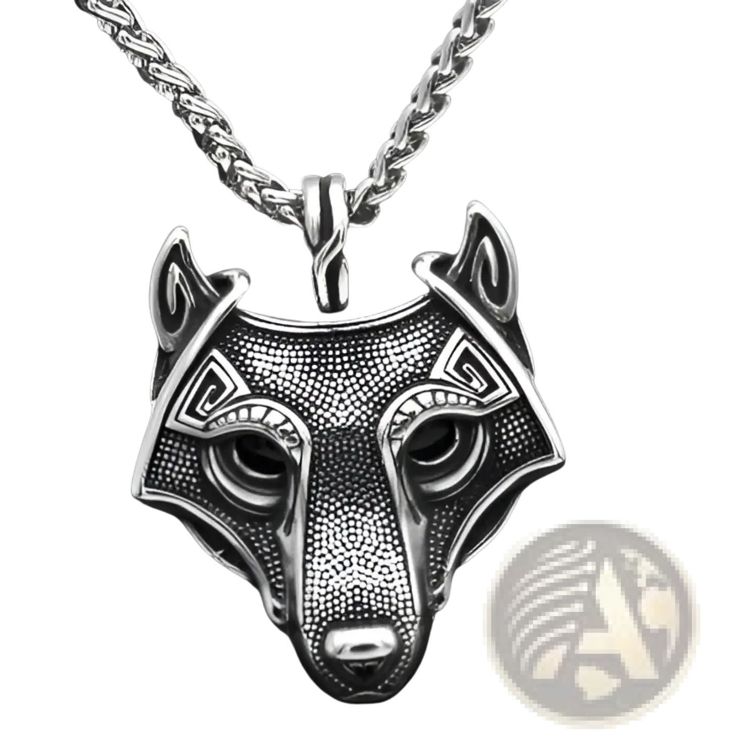 Vintage Nordic Rune Pendant Stainless Steel Viking Necklace