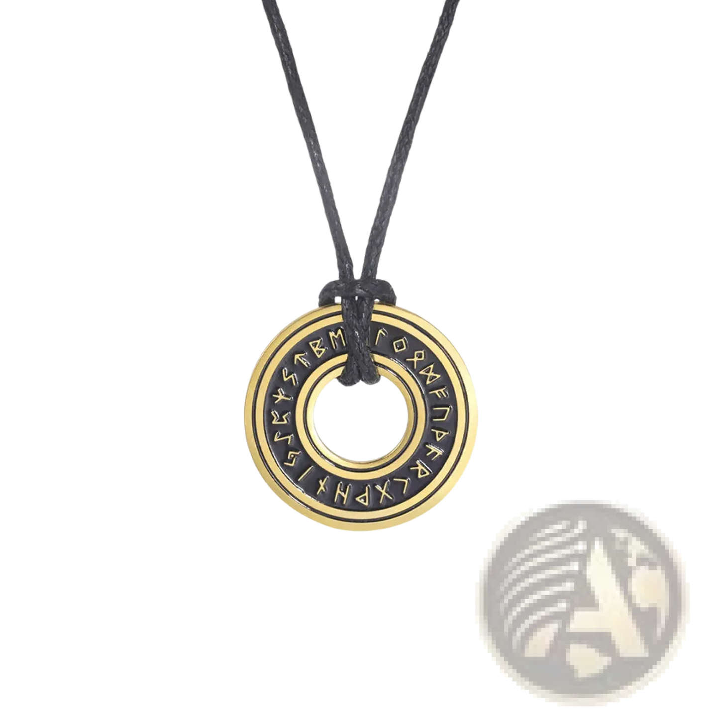 Vintage Nordic Rune Pendant Stainless Steel Viking Necklace