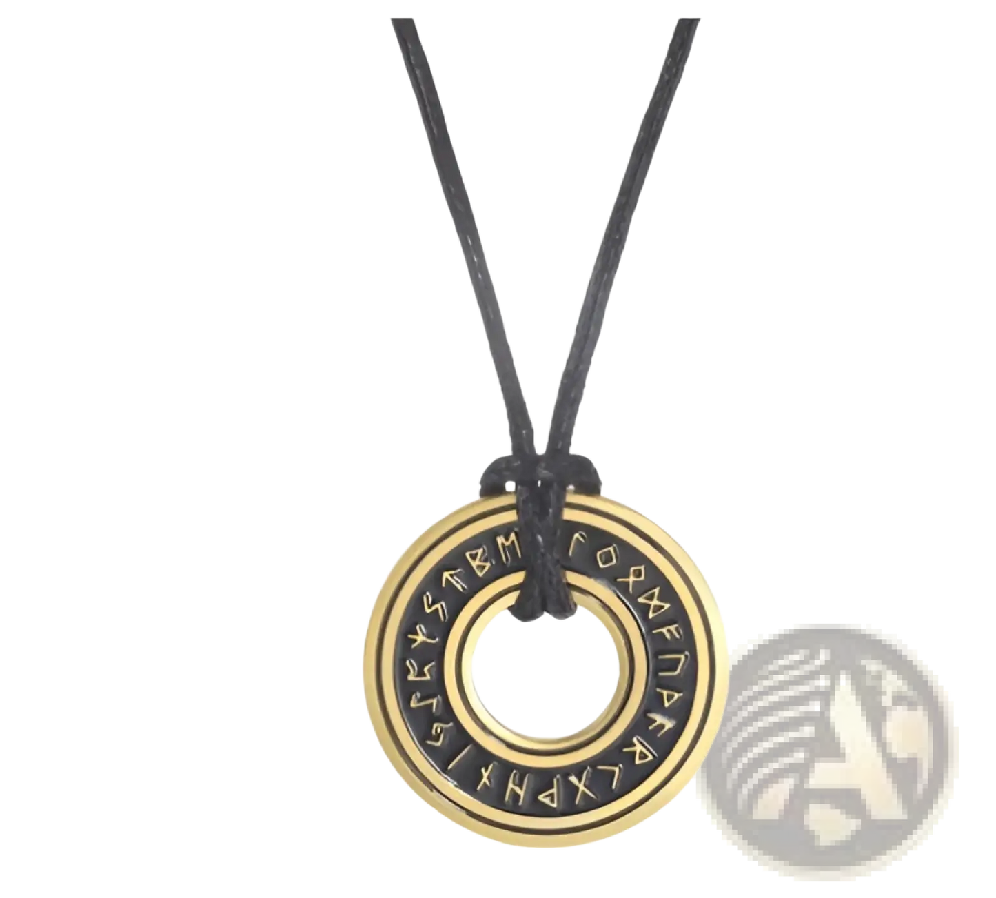 Vintage Nordic Rune Pendant Stainless Steel Viking Necklace