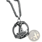 Vintage Nordic Rune Pendant Stainless Steel Viking Necklace