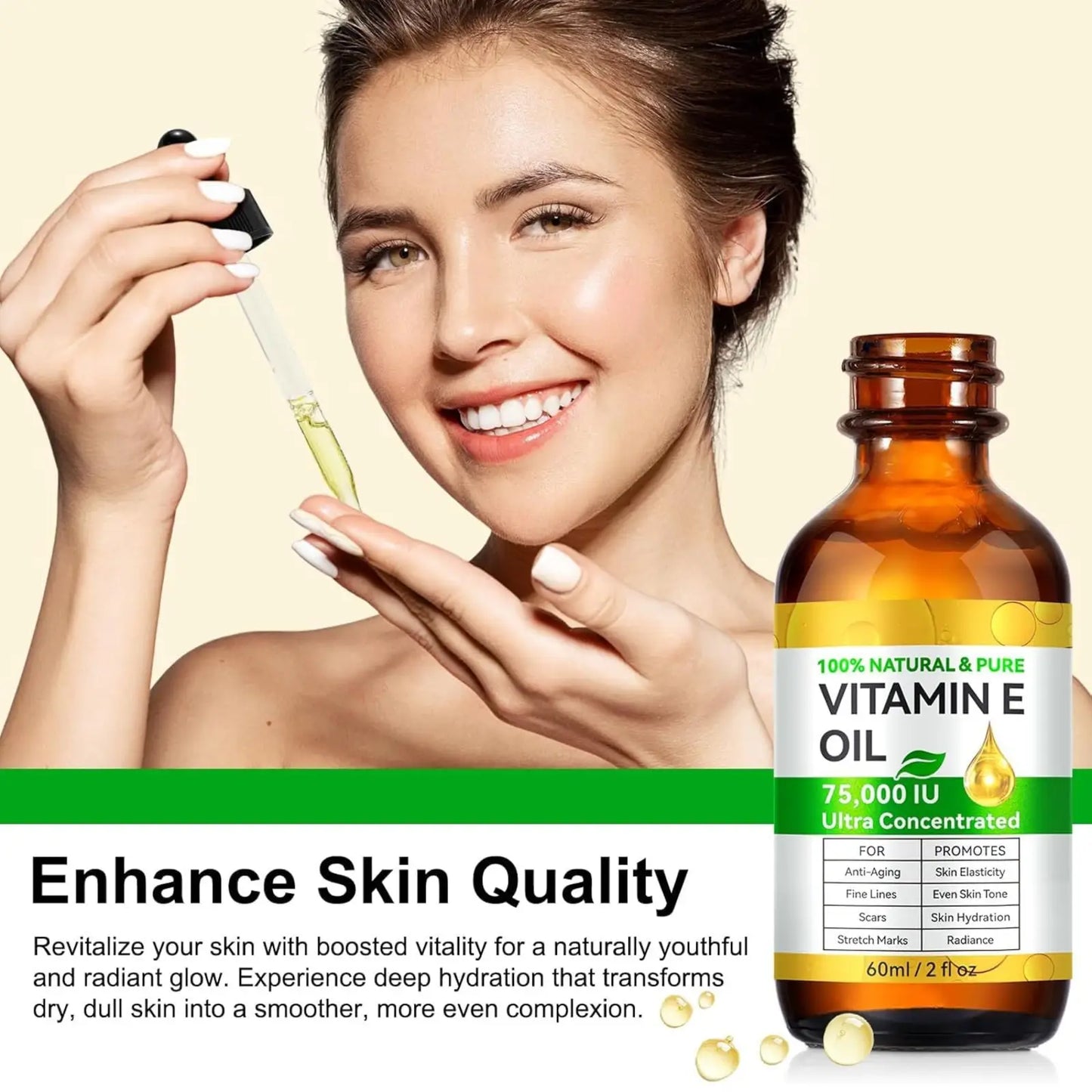 Vitamin e Oil 75,000 Iu Ultra Concentrated 60ml