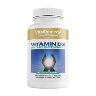 Vital Remedy MD Vitamin D3, 5000 IU Vegetarian - 90 capsules