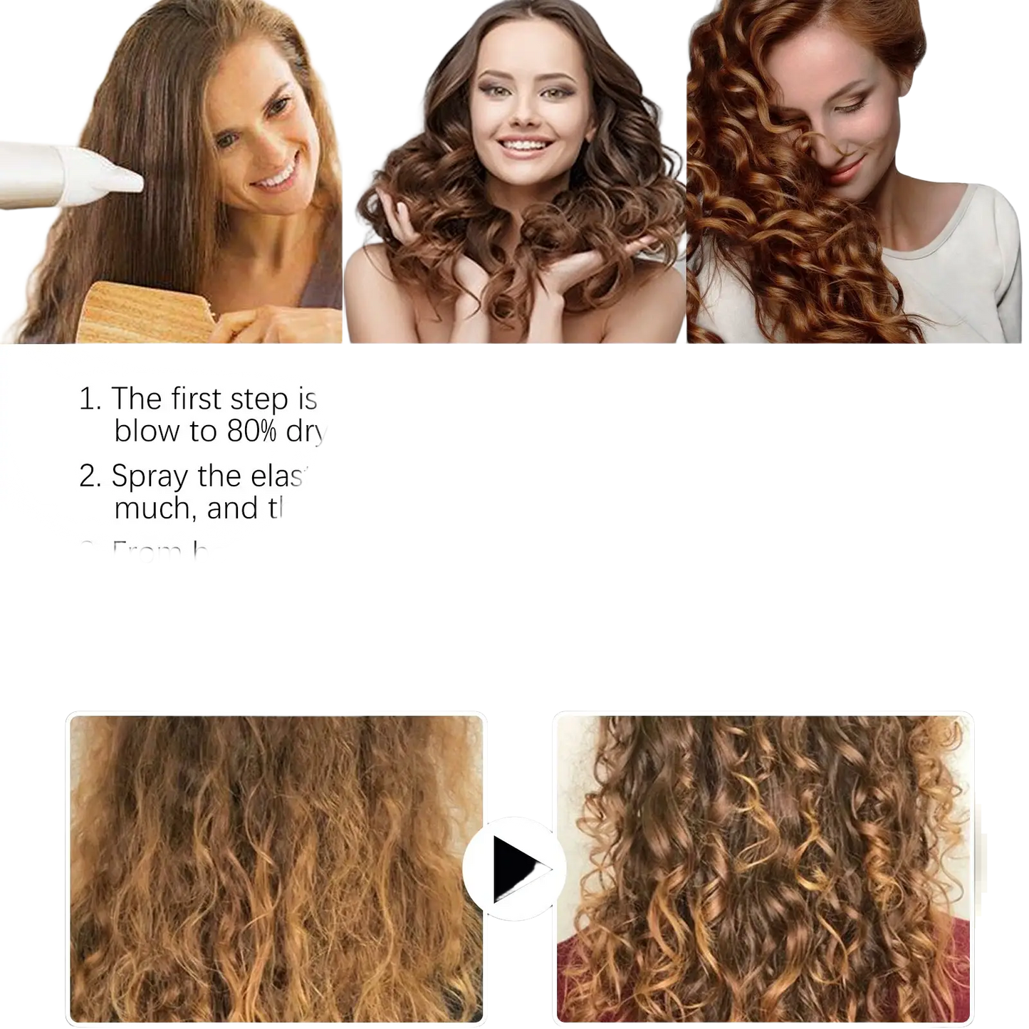 Volumizing Hair Spray Fluffy Styling Gel 100ml