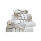 Decorative Cotton Stripe Bath Towel Set - Noelle Collection