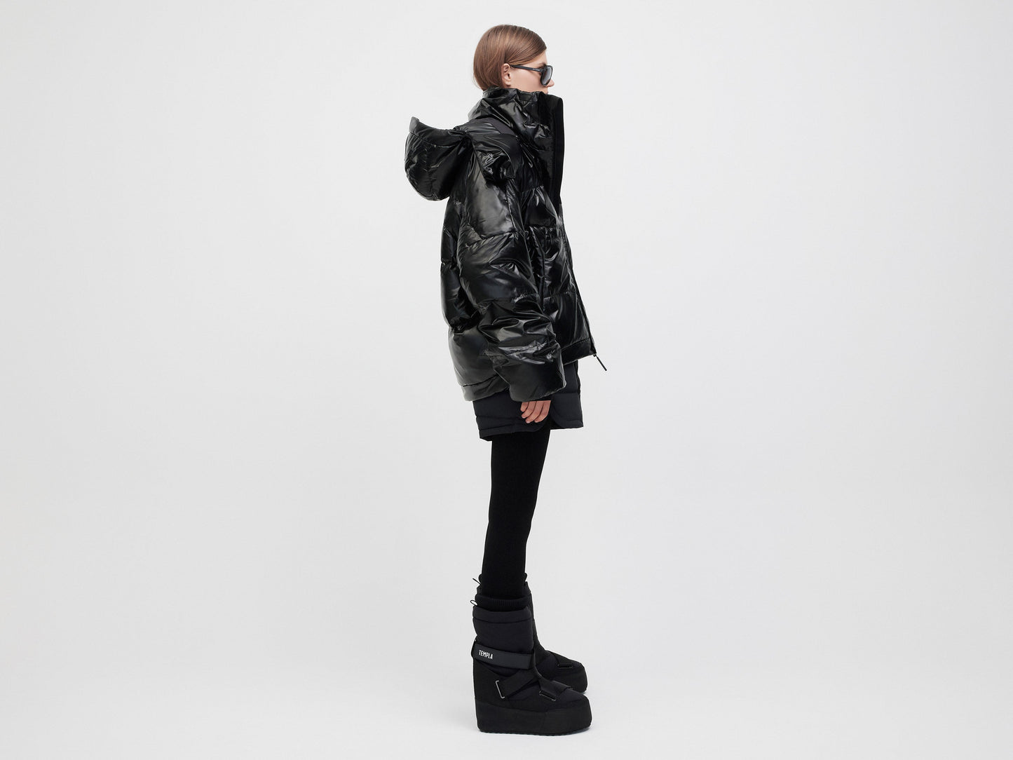 Hyperion O.S Down Jacket - Black Nano Gloss