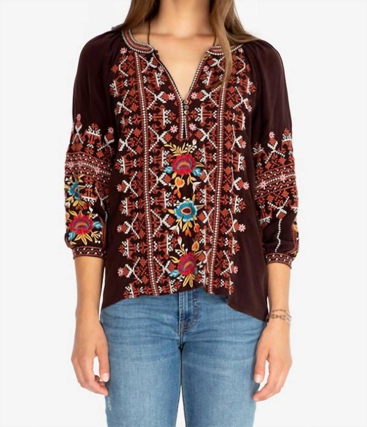 Johnny Was - Talline Tie Back Blouse