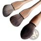 Walnut Wood Makeup Brush Set with Soft Fiber Bristles