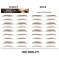 Natural Waterproof 4d Hair Like Eyebrow Tattoo Stickers
