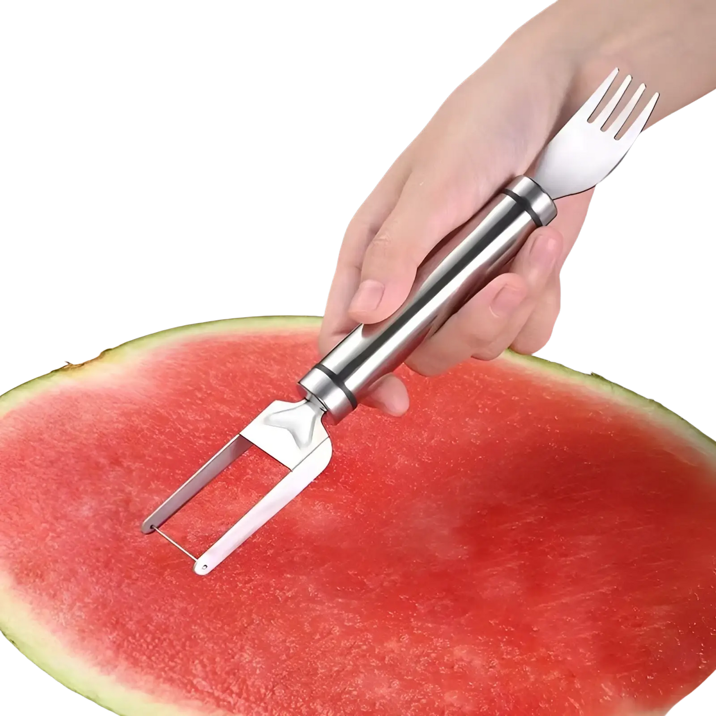 Watermelon Slicer Fork Stainless Steel Cutting Tool