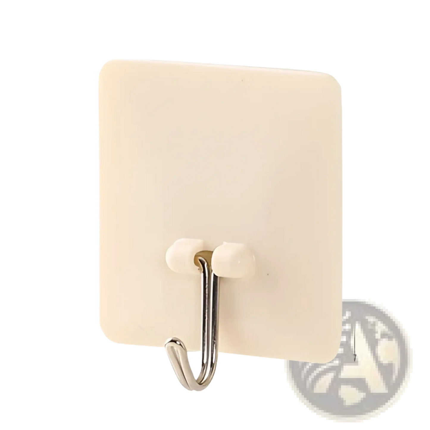 Waterproof Adhesive Wall Hooks with Metallic j Hook