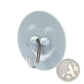 Waterproof Adhesive Wall Hooks with Metallic j Hook