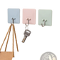 Waterproof Adhesive Wall Hooks with Metallic j Hook
