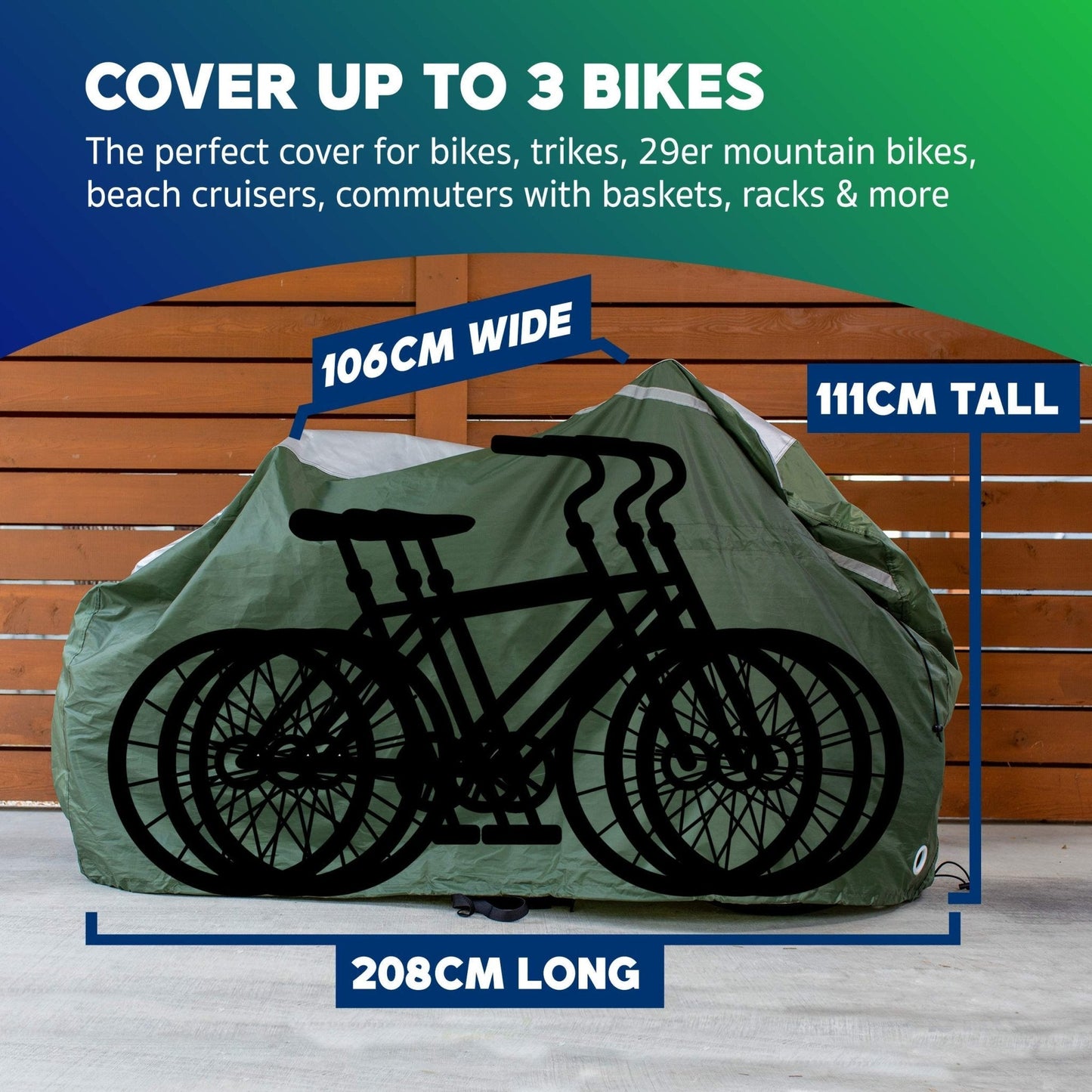 Waterproof Bike Cover for Outdoor Storage