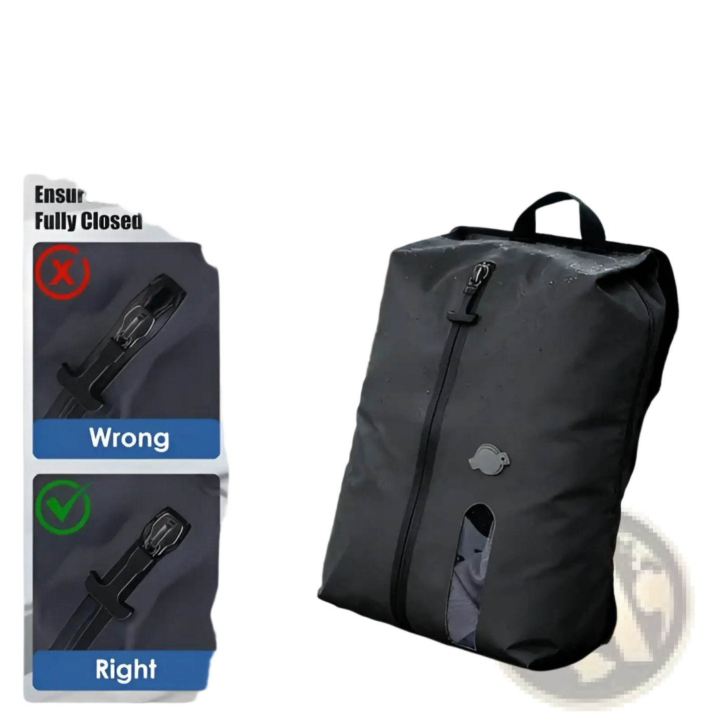 Waterproof Vacuum Compression Travel Backpack with Built-in Pump