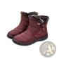Waterproof Winter Snow Boots Quilted Plush Ankle Shoes