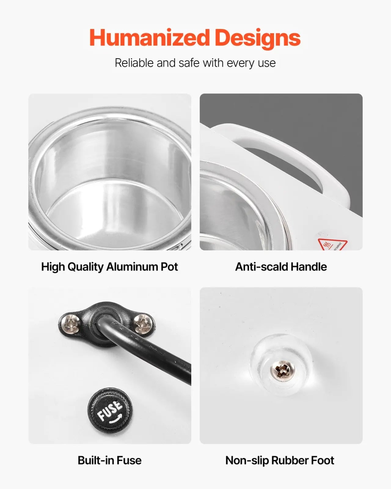 Wax Warmer 600ml Professional Hair Removal Heater Pot