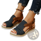 Wedge Sandals Women Peep Toe Espadrille Beach Shoes